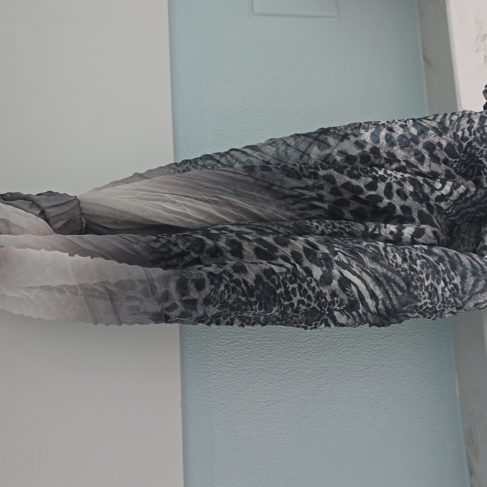 Animal Print Ombre Scarf